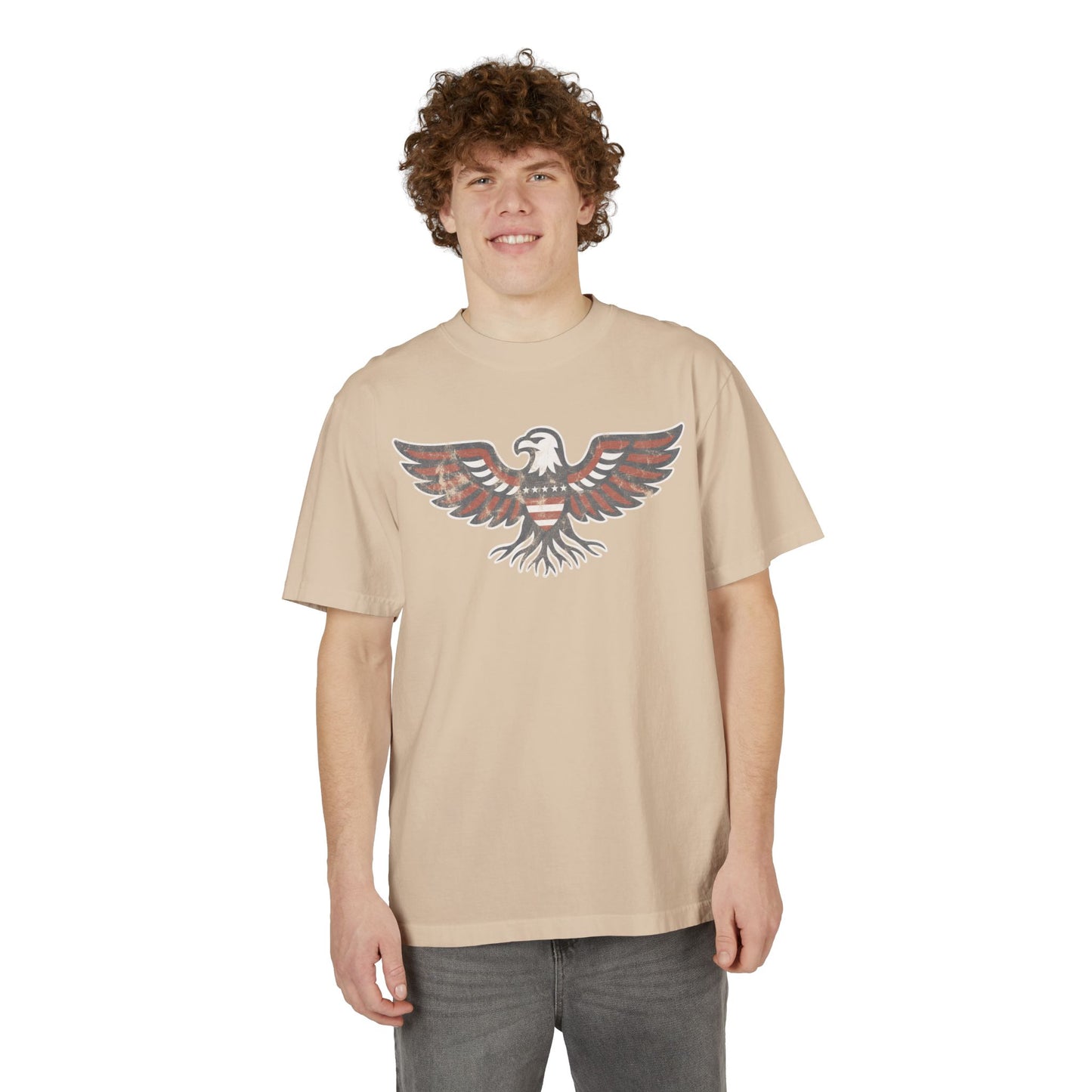 ROOTS & WINGS Washed Heavy Tee