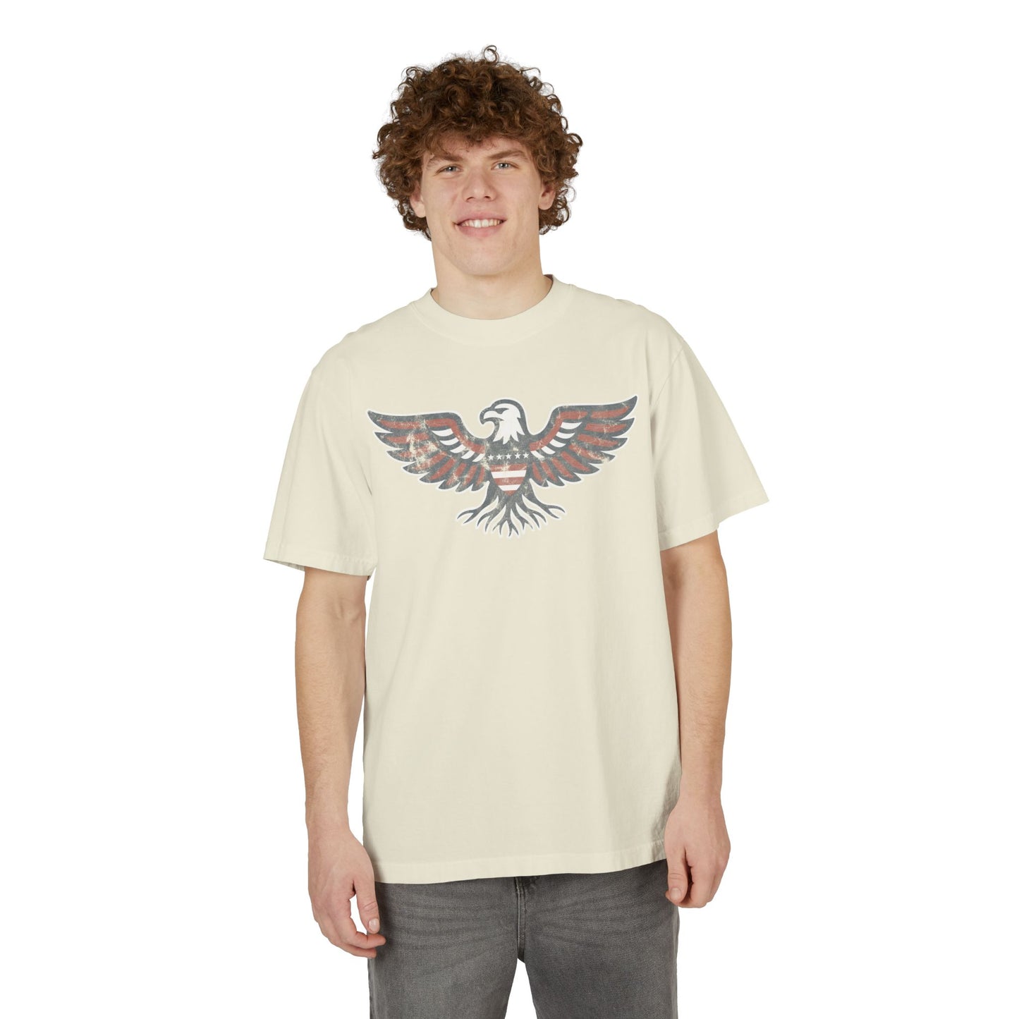 ROOTS & WINGS Washed Heavy Tee