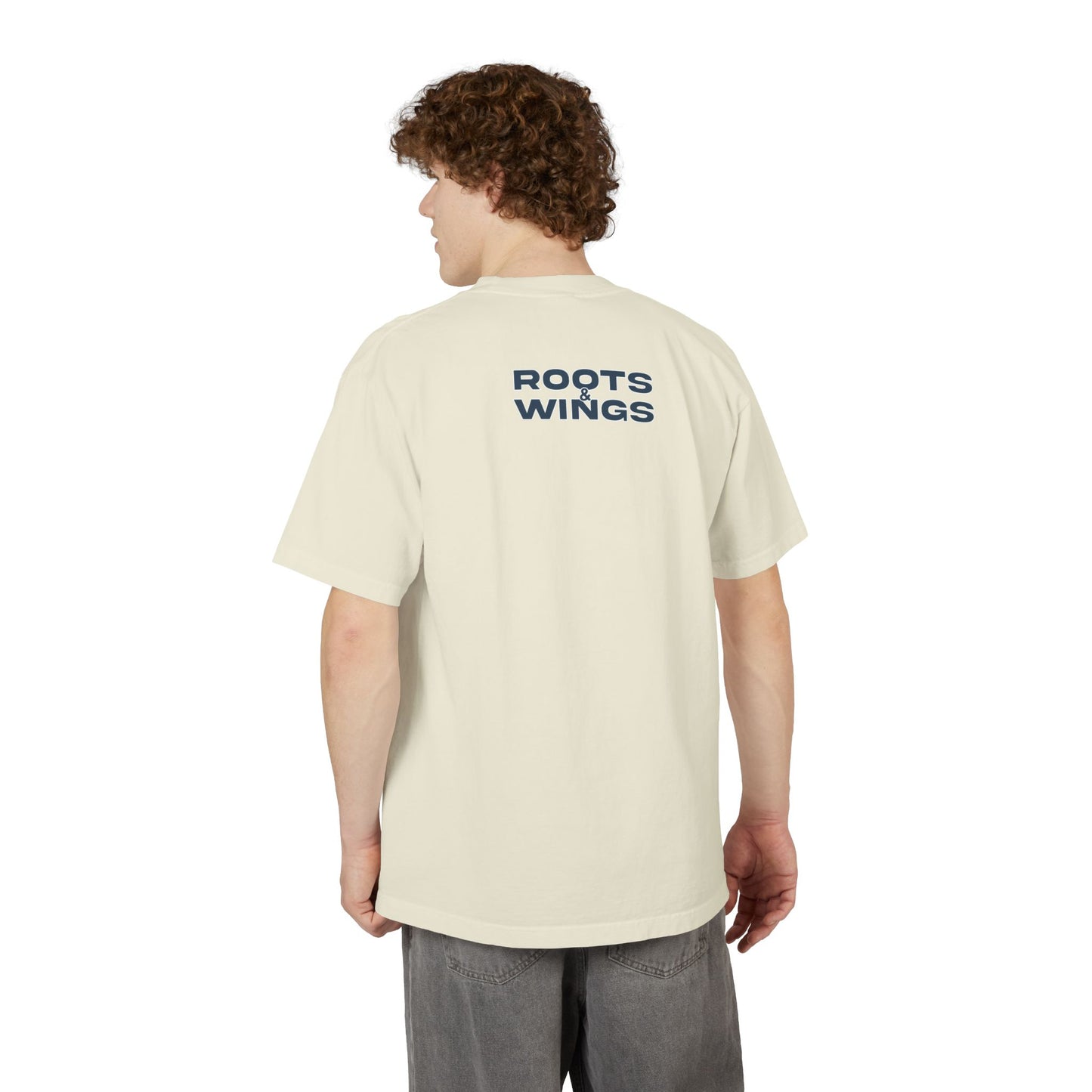 ROOTS & WINGS Washed Heavy Tee