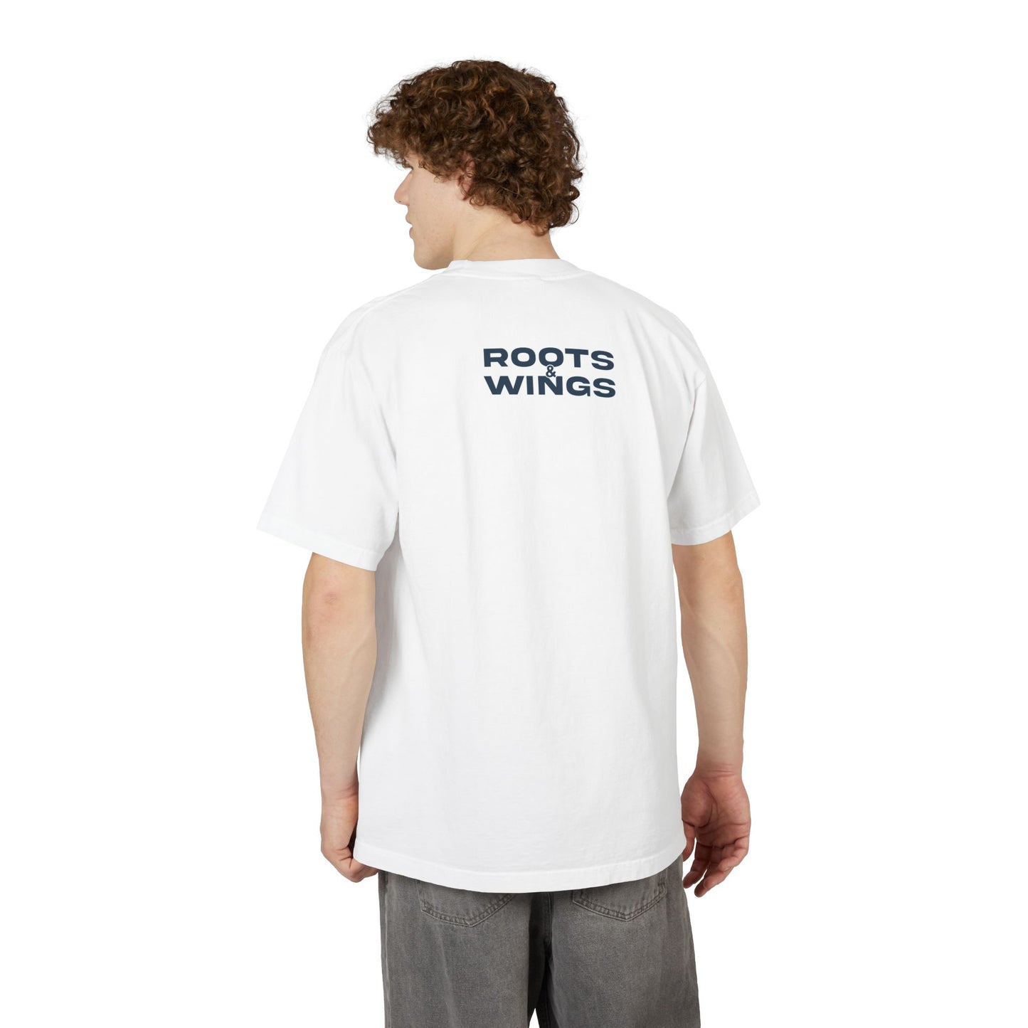 ROOTS & WINGS Washed Heavy Tee