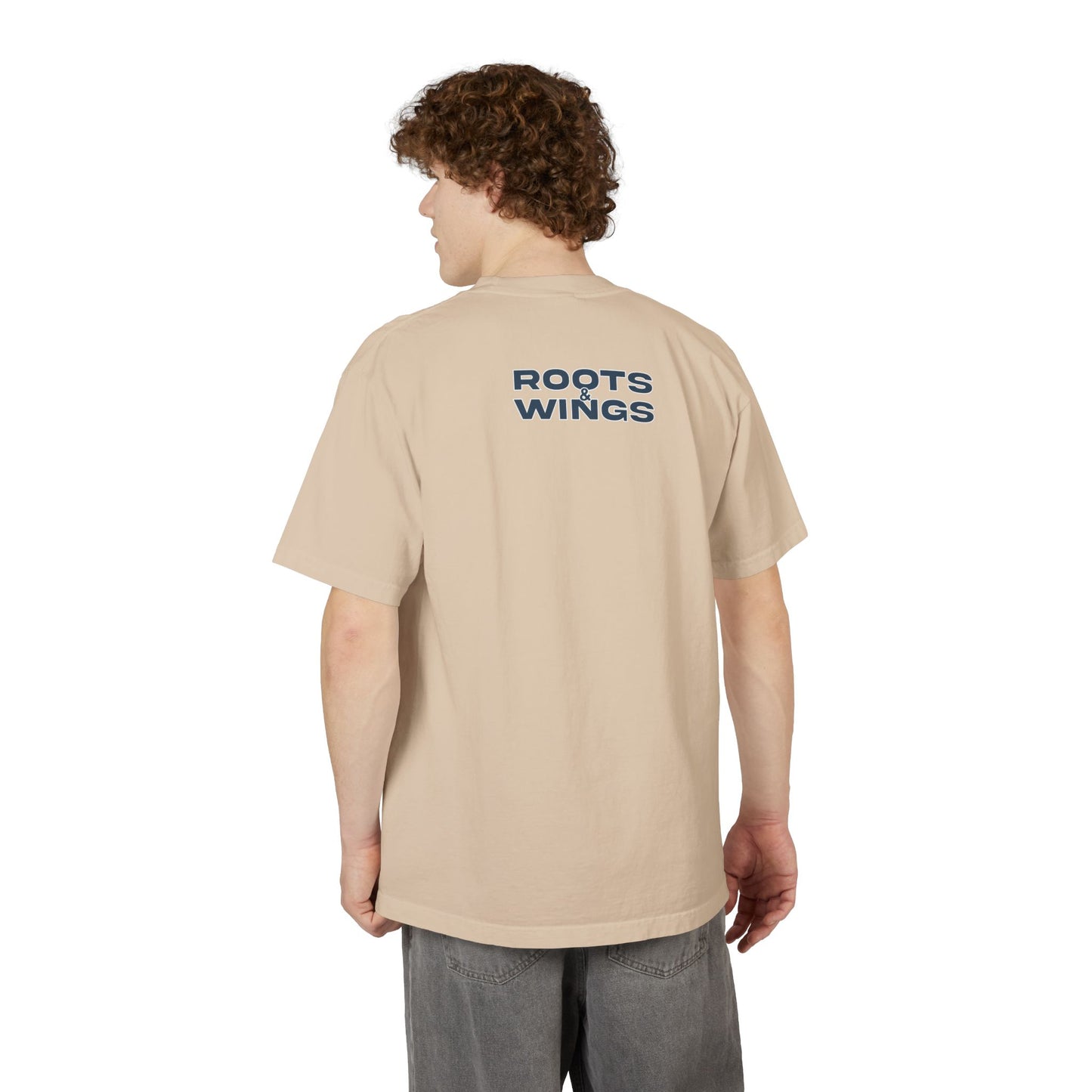 ROOTS & WINGS Washed Heavy Tee