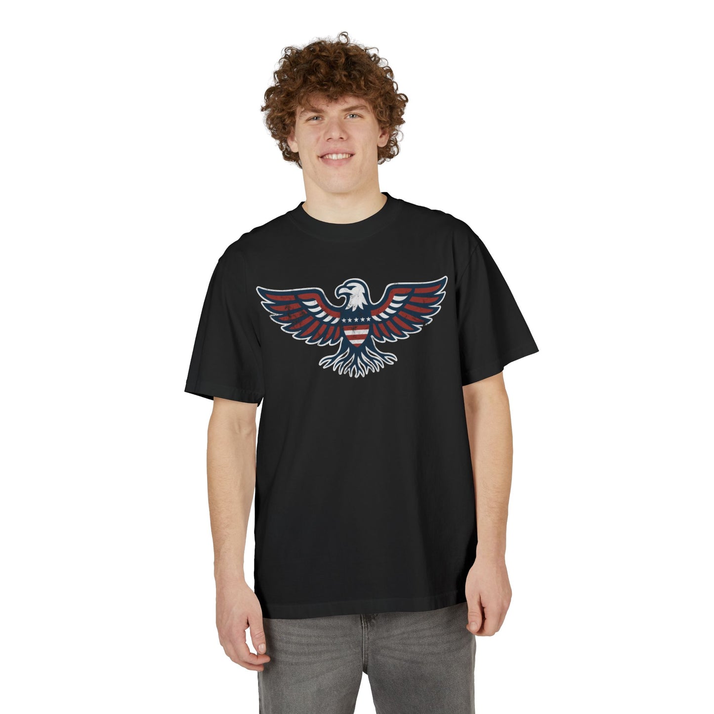 ROOTS & WINGS Washed Heavy Tee